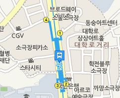Hyehwa Station (Line 4) Exit 1 map